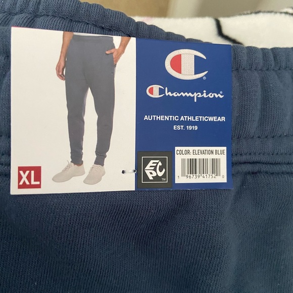 Champion Elevation Blue Joggers - Picture 1 of 3